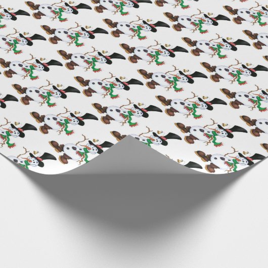 Papier Cadeau Cute Snowman (Coin)
