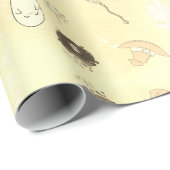 Papier Cadeau Cute Spooktacular Halloween Party (Coin rond)