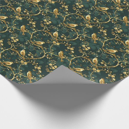 Papier Cadeau Cute tiled bird pattern  (Coin)