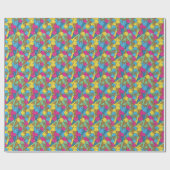 Papier Cadeau Cute tiled melting ice cream pattern  (Plat)