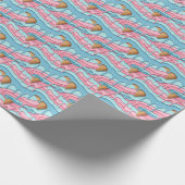 Papier Cadeau Cute tiled melting ice cream pattern  (Coin)