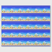 Papier Cadeau Cute Tiny Beach Shacks Thunder_Cove (Plat)