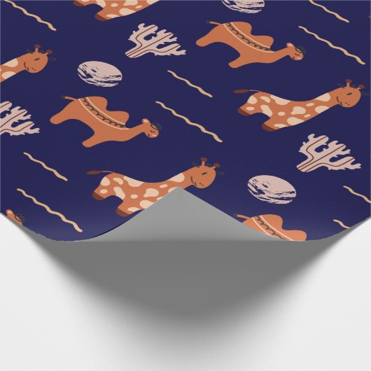 Papier Cadeau Cute Toy Animal Cactus Enfants (Coin)