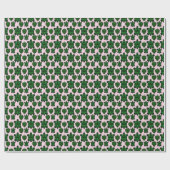 Papier Cadeau Cute turtle and monstera leaves pattern  (Plat)
