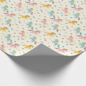 Papier Cadeau Cute Unicorn (Coin)