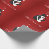 Papier Cadeau Cute Valentine's Day Chats Amour (Coin)