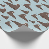 Papier Cadeau Cute Walrus Motif (Coin)