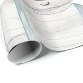 Papier Cadeau Cute Watercolor Koala with Glasses (Coin rond)