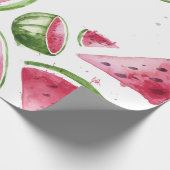 Papier Cadeau Cute Watercolor Watermelon (Coin)