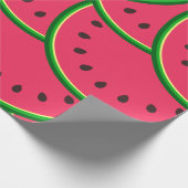 Papier Cadeau Cute Whimsical Watermelon Slices Pattern (Coin)