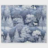 Papier Cadeau Cute Winter Wonderland (Plat)