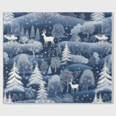 Papier Cadeau Cute Winter Wonderland (Plat)