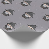 Papier Cadeau Cute Wizard Wrapping Paper (Coin)