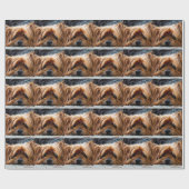 Papier Cadeau Cute Yorkshire (Plat)