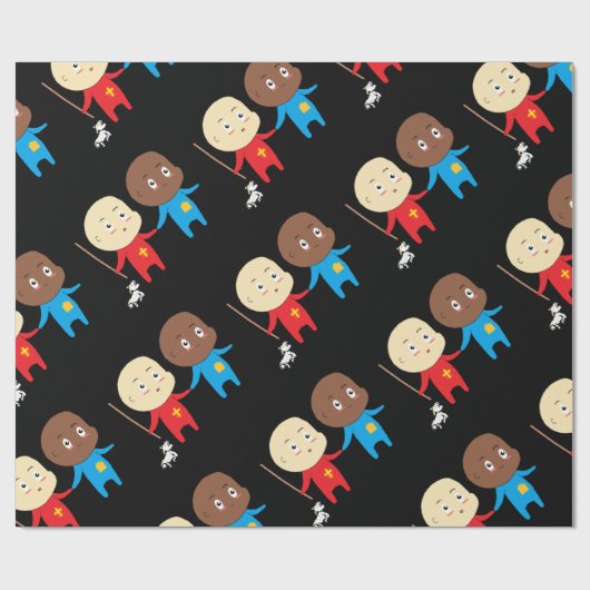 Papier Cadeau Cutieful Kids Art Baby St. Nicholas Sinterklaas (Plat)