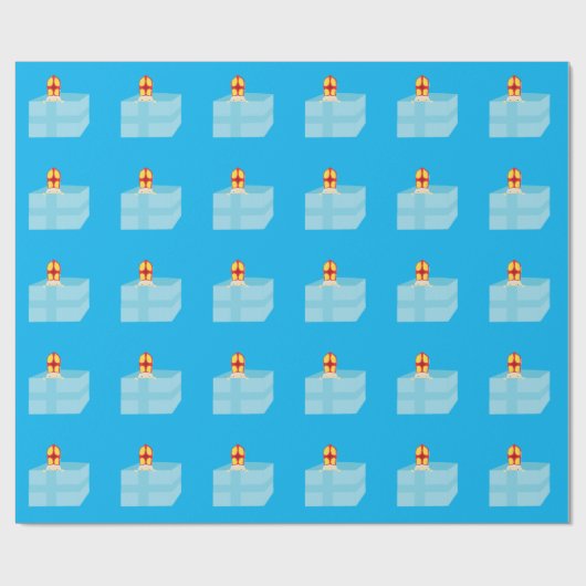 Papier Cadeau Cutieful Kids Art Cute drôle St Nick Sinterklaas (Plat)