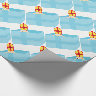 Papier Cadeau Cutieful Kids Art Cute drôle St Nick Sinterklaas
