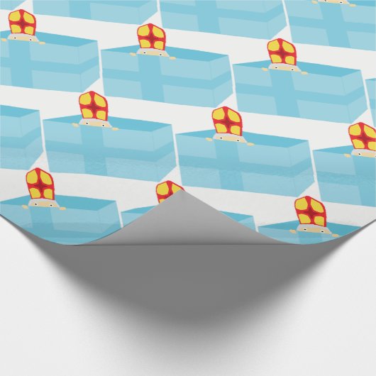 Papier Cadeau Cutieful Kids Art Cute drôle St Nick Sinterklaas (Coin)