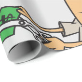 Papier Cadeau Cutting Up Money (Coin rond)