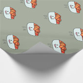 Papier Cadeau Cuvette heureuse de Kimchi Kimchee - conceptions (Coin)