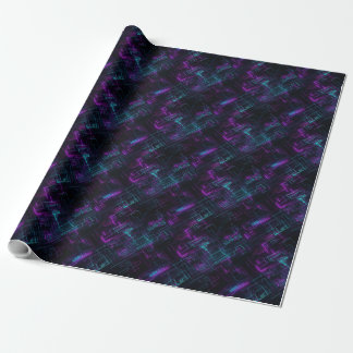Papier Cadeau cyberpunk vaporwave synthwave rétro dubstep edm