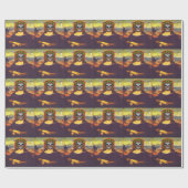 Papier Cadeau Cyborg Mona Lisa (Plat)