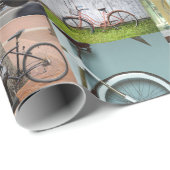 Papier Cadeau Cyclisme à vélo (Coin rond)