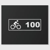 Papier Cadeau Cyclisme - Century Ride 100 (Plat)
