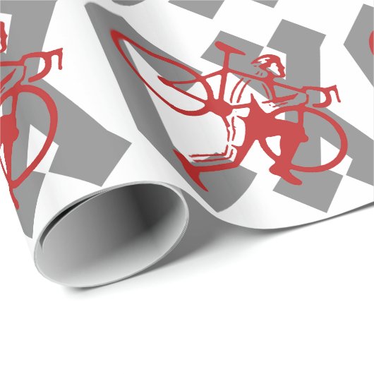 Papier Cadeau Cyclocross (Coin rond)