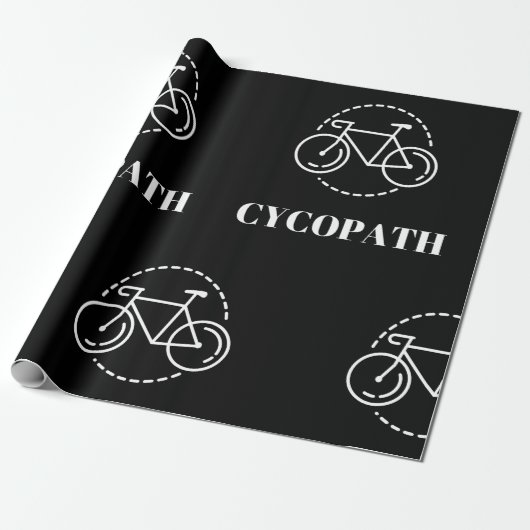 Papier Cadeau Cycopath cycliste (Déroulé)