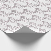 Papier Cadeau Cygne dans la couronne (Coin)