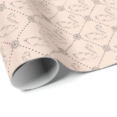 Papier Cadeau Cygne gracieux (Coin rond)