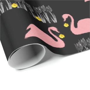 Papier cadeau Cygnes