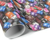 Papier Cadeau d20 dés (Coin rond)