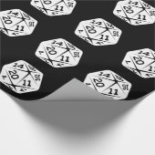 Papier Cadeau d20 geek swag (Coin)