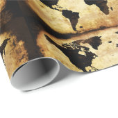 Papier Cadeau d-world map (Coin rond)