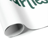 Papier Cadeau Dabbing Sea Turtle I Just Really Love Turtles Ok_ (Coin rond)