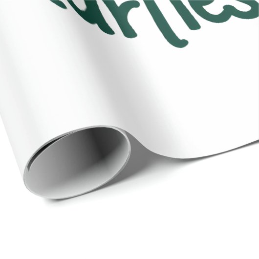 Papier Cadeau Dabbing Sea Turtle I Just Really Love Turtles Ok_ (Coin rond)