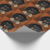 PAPIER CADEAU DACHSHING (Coin)