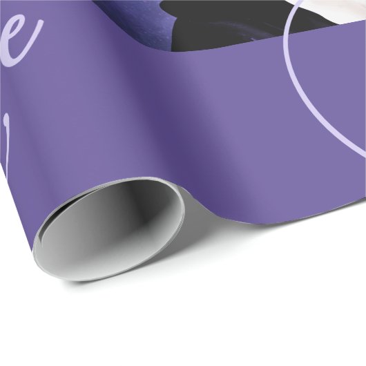 PAPIER CADEAU DACHSHING (Coin rond)