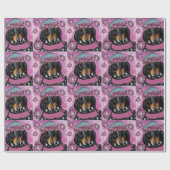 PAPIER CADEAU DACHSHING (Plat)