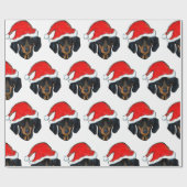 PAPIER CADEAU DACHSHUND (Plat)