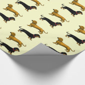Papier Cadeau dachshund (Coin)