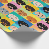 Papier Cadeau Dachshund (Coin)