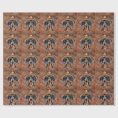 Papier Cadeau Dachshund Cinco de Mayo (Plat)