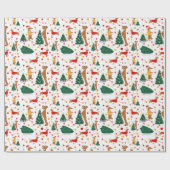 Papier Cadeau Dachshund Doxie Winnie Chien Chien Chien Chien Chi (Plat)