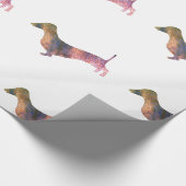 Papier Cadeau Dachshund léopard (Coin)