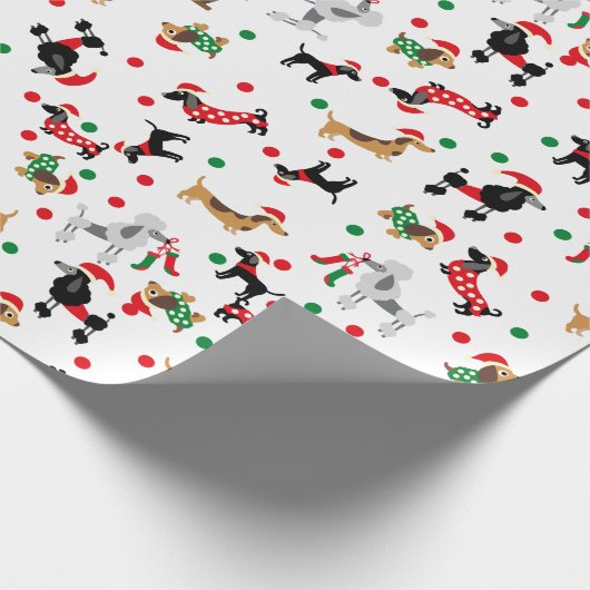 Papier Cadeau Dachshund Poodé Dobie Chien Chien Chien Chien Chie (Coin)