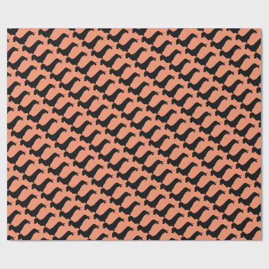 Papier Cadeau Dachshund Wire Hair (Plat)
