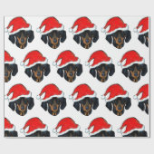 PAPIER CADEAU DACHSUND (Plat)
